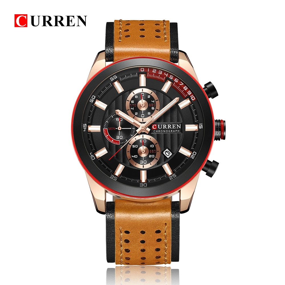 

Curren Fashion Watches Men Casual Military Sport Watch Quartz Analog Wrist Watch Clock Male Hour Relogio Masculino Dropship 8292