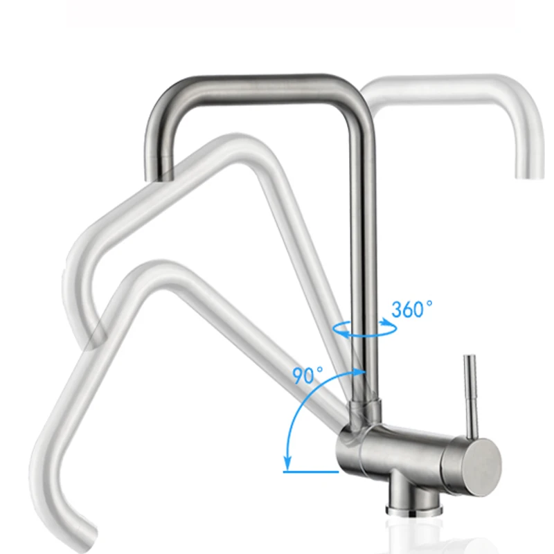 SJQKA-Basin faucet cold and hot water rotating dish basin faucet kitchen faucet can be pulled SJQKA-Basin faucet cold and hot water rotating dish basin faucet kitchen faucet can be pulled