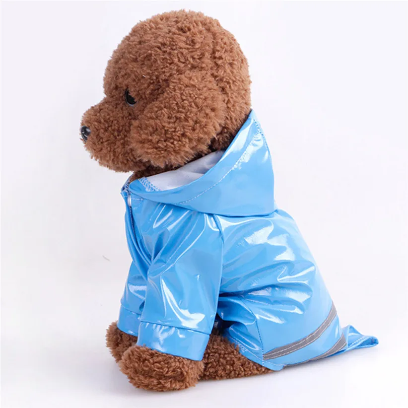 Светоотражающий водонепроницаемый плащ для собак, непромокаемый плащ для собаки, 5 цветов, одежда для собак 90429