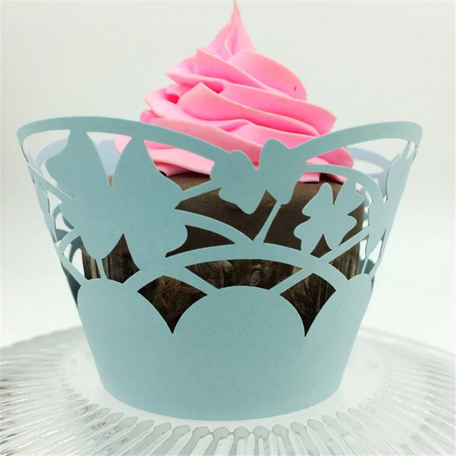 120pcs Laser Paper Cakecups Lace Cake Accessory DIY Baking Cupcake