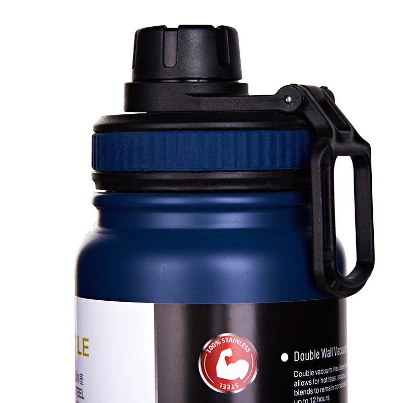 Buy 600 800ml 304 Stainless Steel Sport Thermos Large Capacity Gym Insulated Water Bottle Portable Travel Tumbler Vacuum Flask