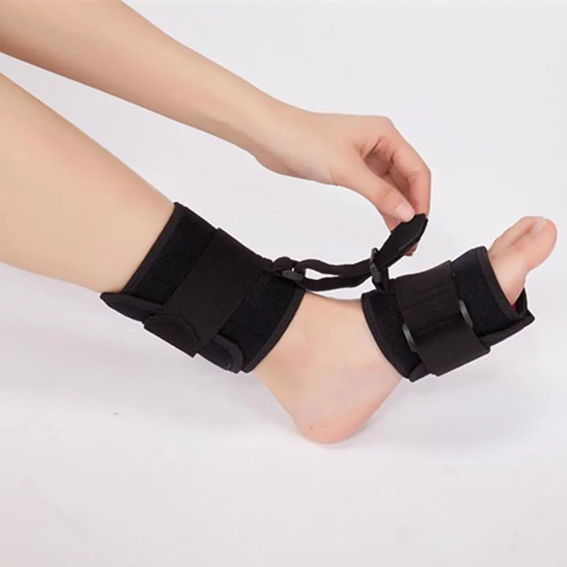 Adjustable Nightime Ankle Brace Support AFO Orthotics Strap Elevator