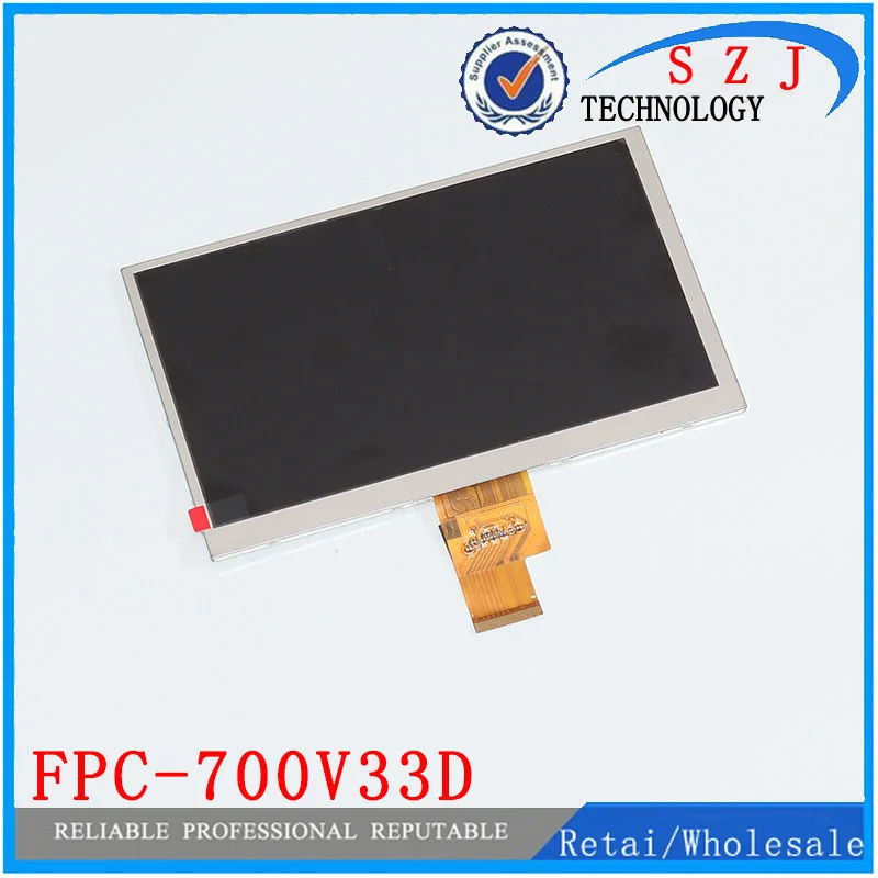 

Original 7'' inch LCD Display Tablet FPC-700V33D LCD Screen Matrix FPC-B0E070-057V2 Replacement Panel Parts Inner Free Shipping