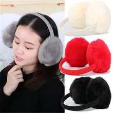 49%off 2016 Hot New Earmuffs Winter Women Fluffy Faux Fur Earmuffs Ear Warmer Ear Muffs Earcap Earlap Earflap