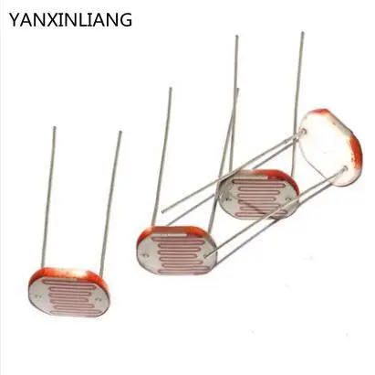 

5PCS Light Dependent Resistor LDR 12528 Photoresistor Photoconductive resistance 12MM .