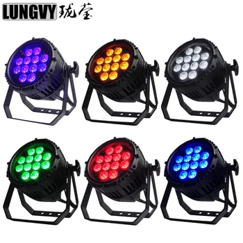

Free Shipping 6pcs/Lot 12X18W RGBWA+UV 6in1 Dmx Christmas Decoratio Led Par Light 10Chs Outdoor Lighting Party DJ Disco Par