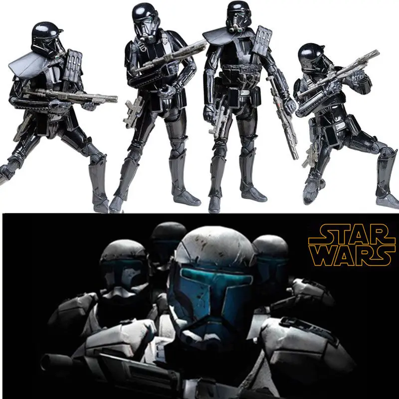 Star Wars Rogue One Black Series рисунок Imperial Death Trooper фигурку модель штурмовика игрушки для