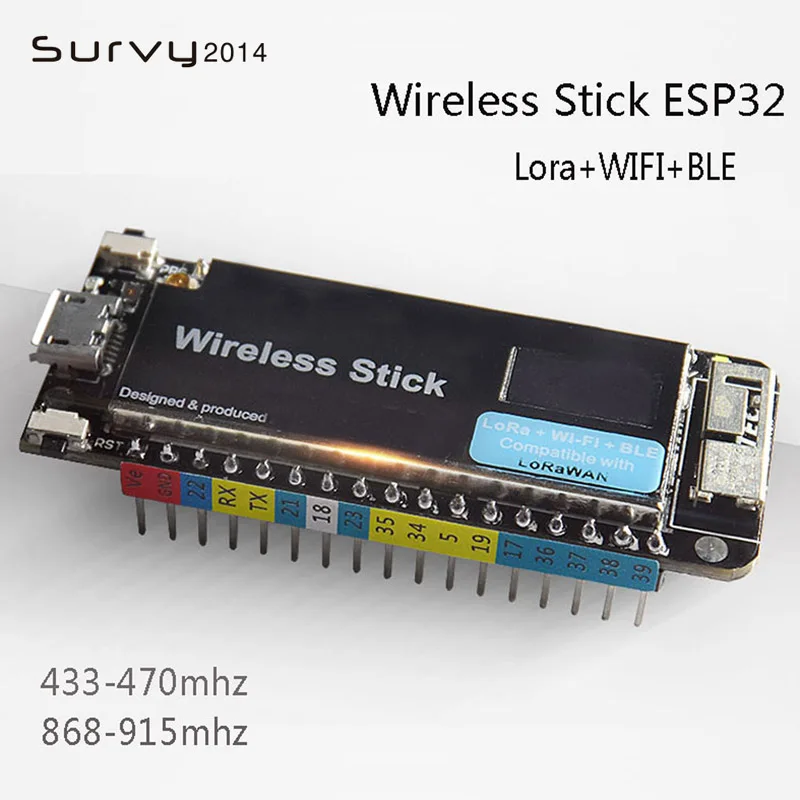 Беспроводной модуль ESP32 SX1276 LoRa OLED дисплей Bluetooth WIFI Lora для Arduino|Интегральные схемы| |