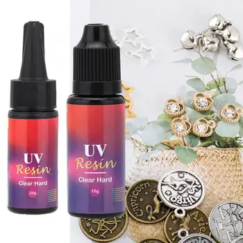 

UV Epoxy Resin Glue Clear Hard Ultraviolet Gel For Jewelry Making Craft DIY Toy Model Epoxy Resin for Jewelry Making