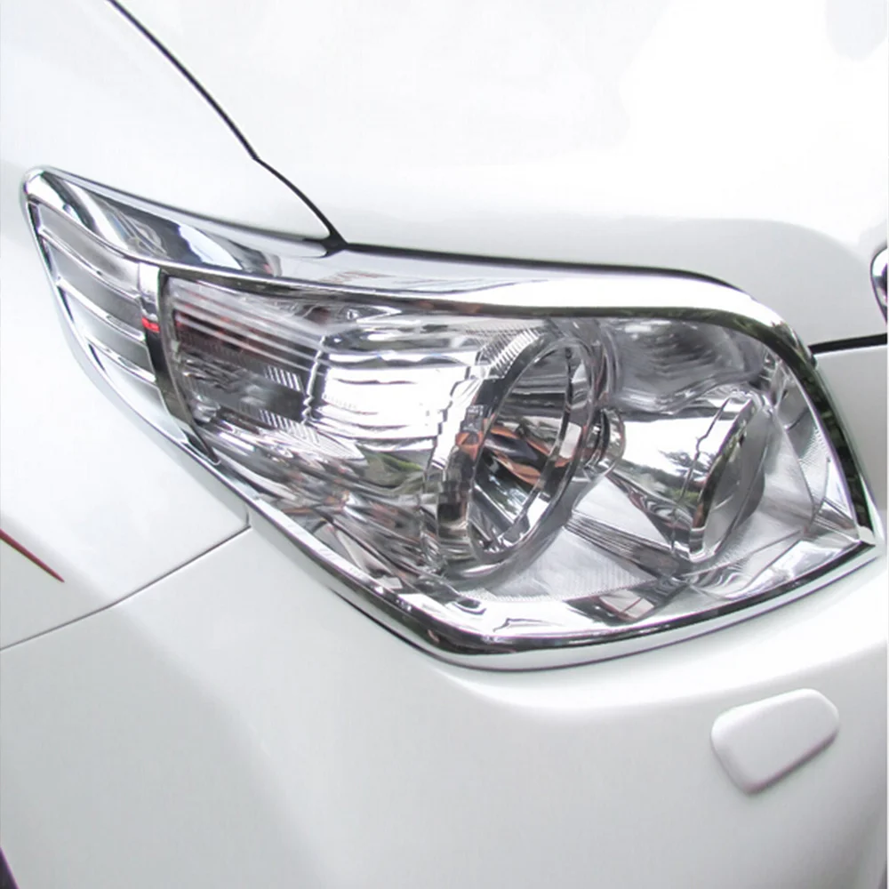 Для Toyota Prado FJ150 FJ 150 2010 2013 хромированная головная лампа колпаки накладка на фары
