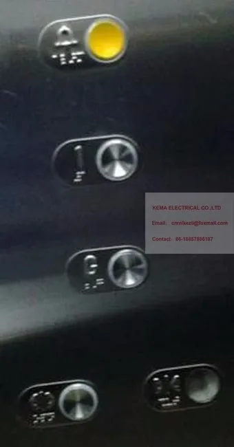 Br27c Кнопка Лифт, нержавеющая сталь Лифт mtd228, Лифт кнопка с пластиной ba590