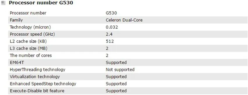 G530参