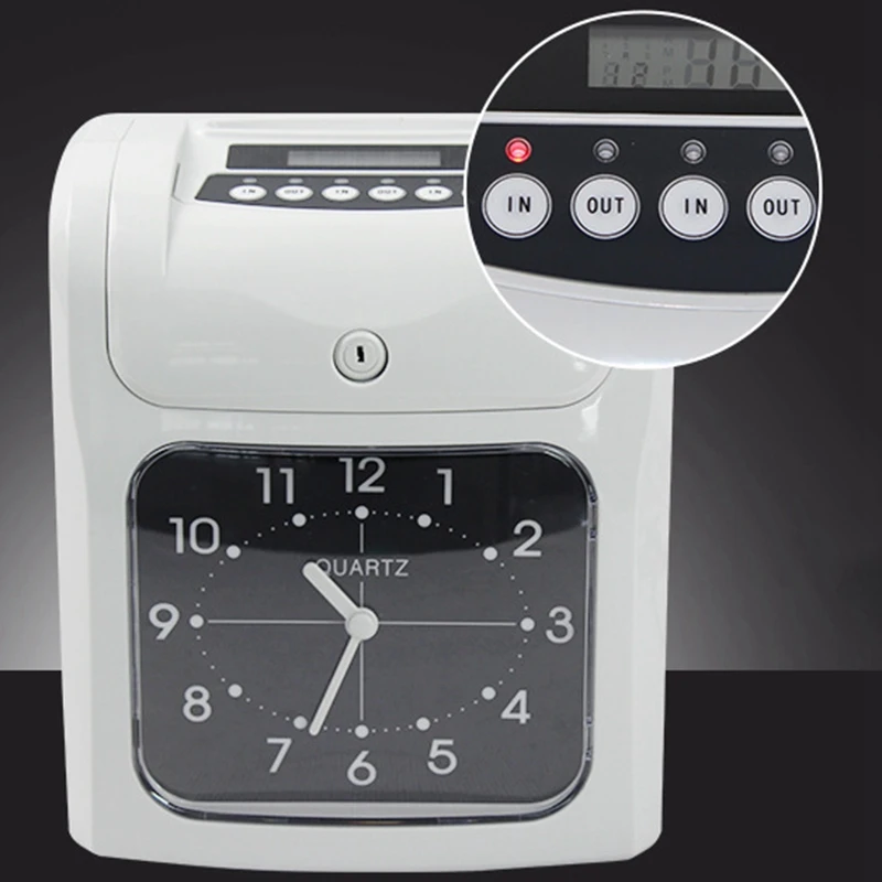 Электронный регистратор времени для сотрудников, устройство для записи рабочего времени на фабрике для офиса