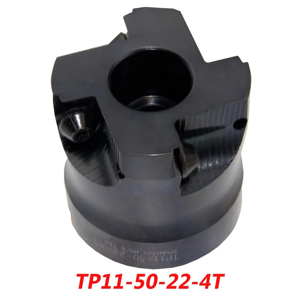 

Free Shipping TP11-50-22-4T High Feedrate And Right Angle Shoulder Face Milling Cutter For HITACHI Insert TPMN1103