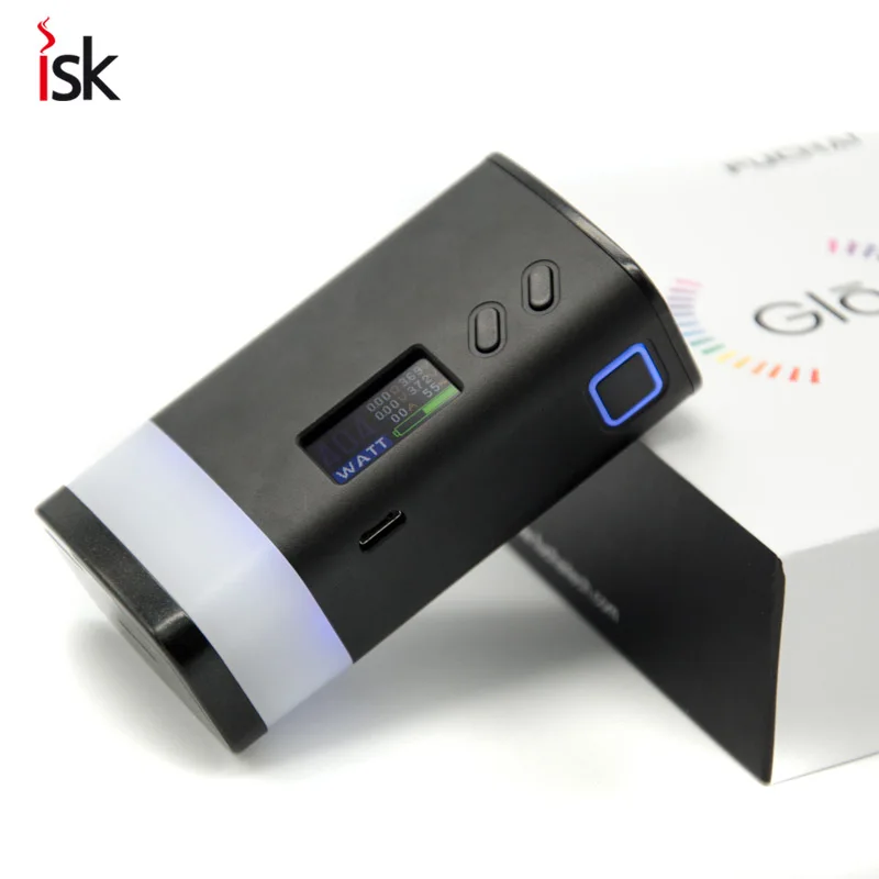 Оригинал sigelei fuchai Glo поле mod 230 Вт электронная сигарета VAPE создано Двойной 18650