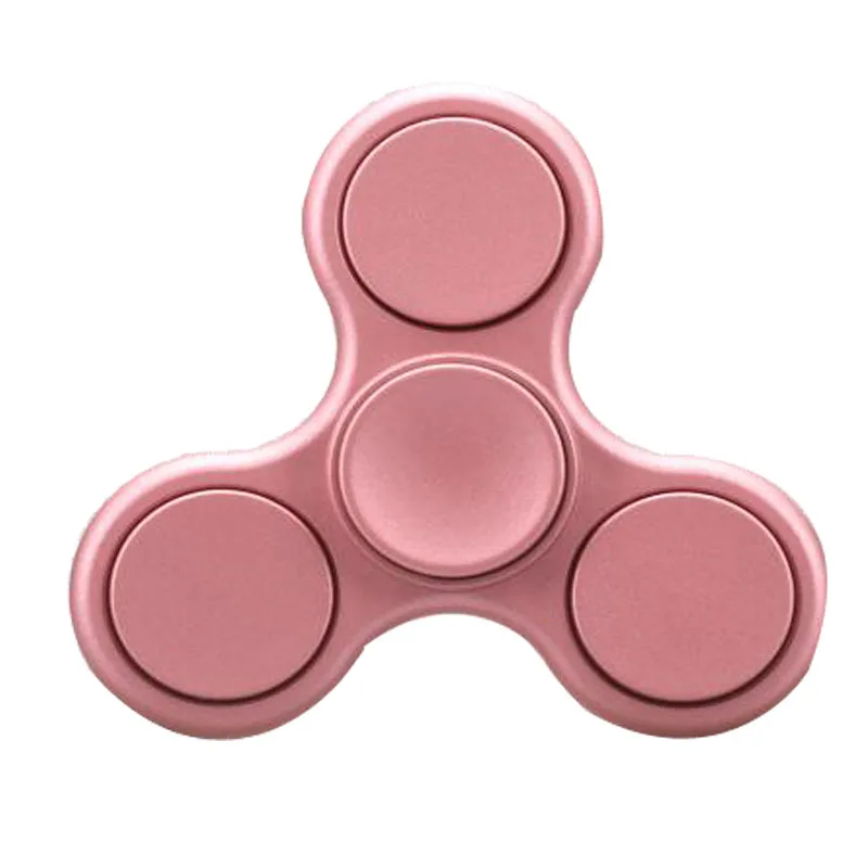 New Matte Tri-Spinner Fidget Toy Plastic EDC Hand Spinner For Autism 