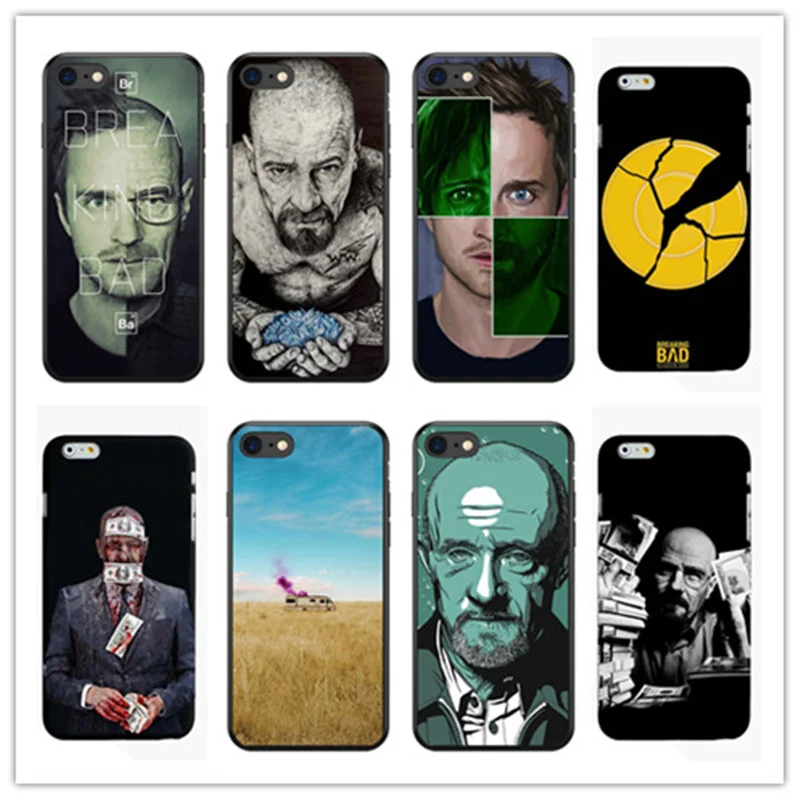 Peaky Blinders Breaking Bad soft Black silicone TPU Phone Cover Case For iPhone 4 5 6 7 8 Plus X