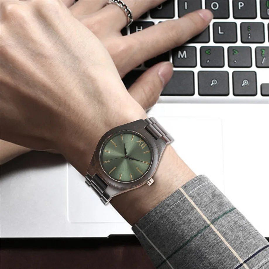 wooden bamboo watch_