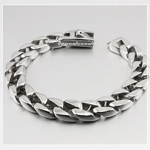 

Sample Order 8.6" 316L Stainless Steel Mens Bracelet 5C010 Length Customizable