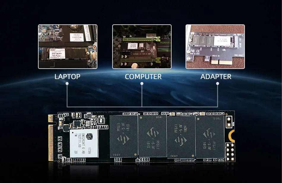 KingSpec M2 SSD PCIe M.2 500 GB SSD M2 1 ТБ PCIe NVMe M.2 240 gb SSD M ключ SSD 2280 мм HDD для настольного ноутбук внутренний жесткий диск