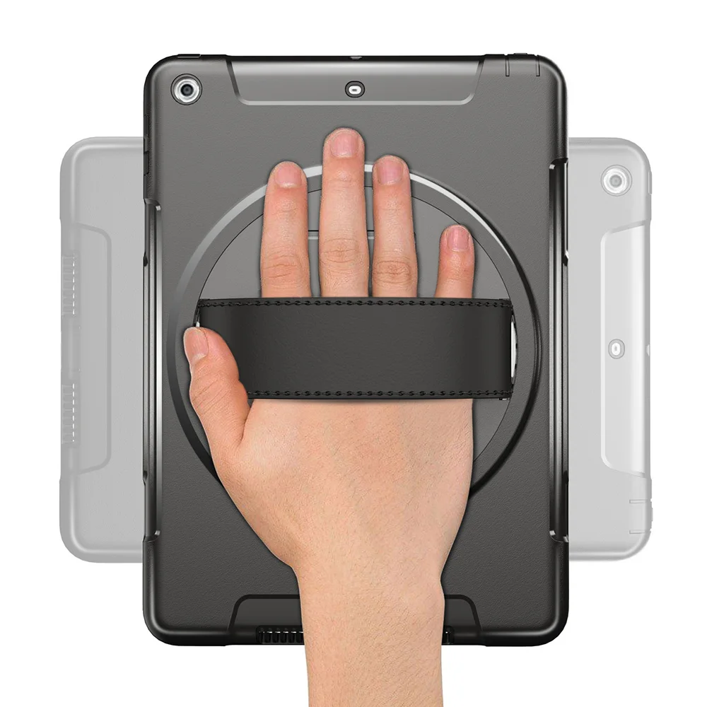 Jonsnow Чехол для iPad 9,7 дюймов противоударный ручной ремень держатель полный корпус защитный чехол для нового iPad A1822 A1823