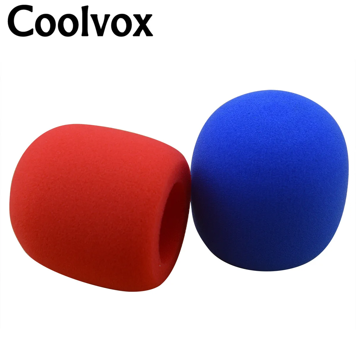 2pcs Wireless Wired Microphone Sponge Cover Soft Foam Microphone