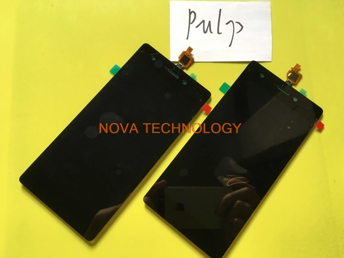 Wyieno новая панель дигитайзера пульпы запасные части для Wiko Pulp 4G Touch + ЖК дисплей