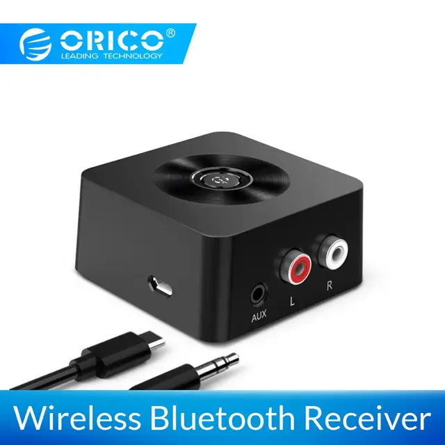 ORICO Беспроводной 4,0 Bluetooth приемник адаптер 3,5 мм до 2 RCA AUX аудио музыкальный адаптер для телефона планшетный ПК, телевизор Bluetooth устройств