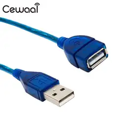 Cewaal USB 2.0 мужчин и женщин расширение Кабели Провода разъем для портативных ПК