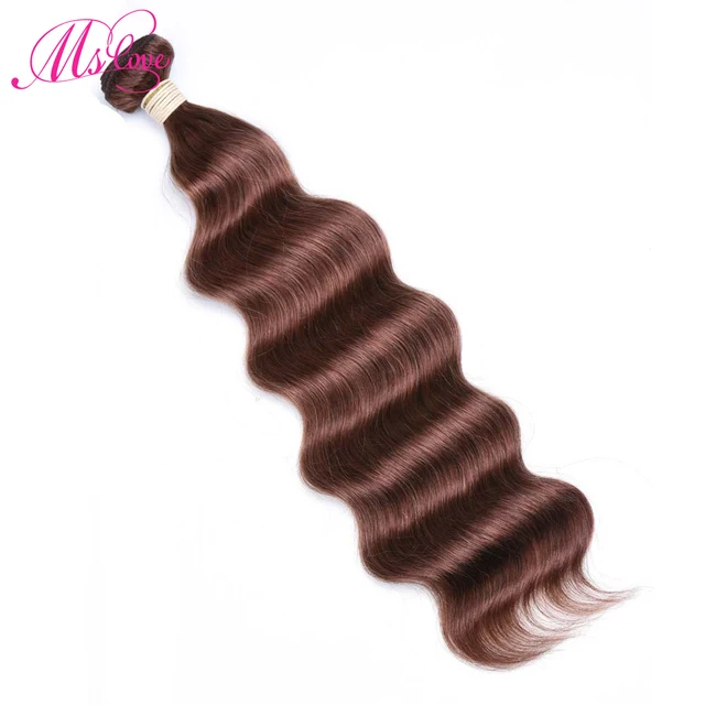 Cheap Ms Love Pre Colored #33 Brown Brazilian Loose Deep Human Hair Bundles 1 Piece Non Remy Human Hair Extension 100 Gram Cheap Ms Love Pre Colored #33 Brown Brazilian Loose Deep Human Hair Bundles 1 Piece Non Remy Human Hair Extension 100 Gram