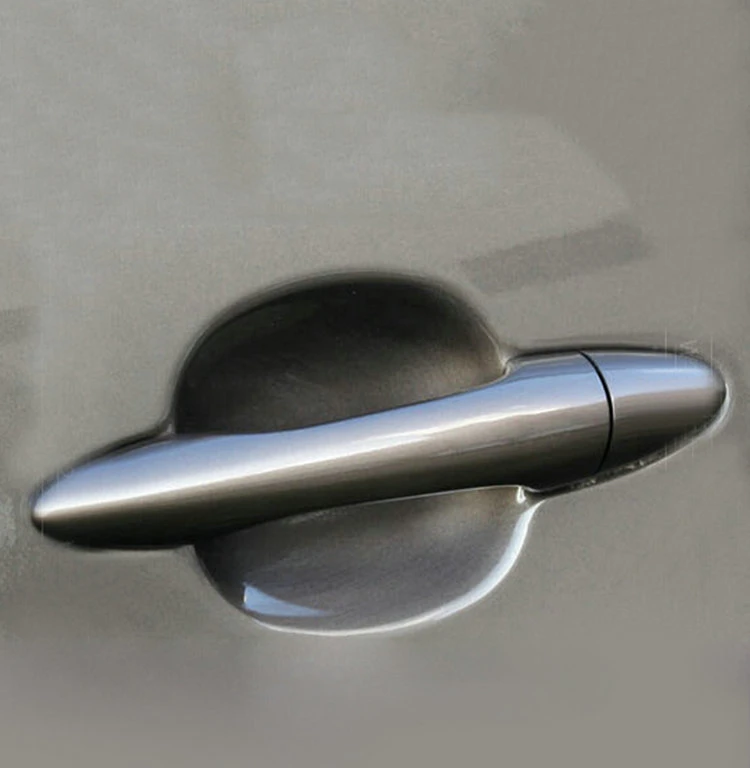 4pcs Bright Silver Car Door Handles Covers For Kia Door Handle Catch