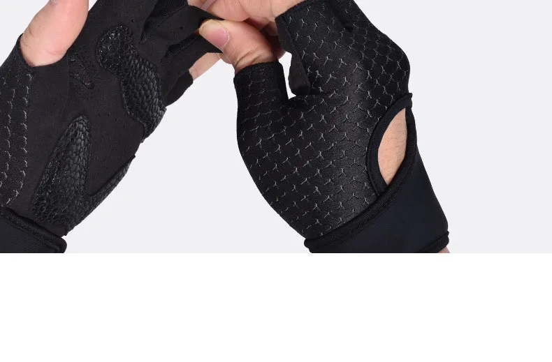 Новые силиконовые точечные анти-скольжения фитнес с половиной пальца перчатки открытый альпинистская одежда-устойчивые спортивные