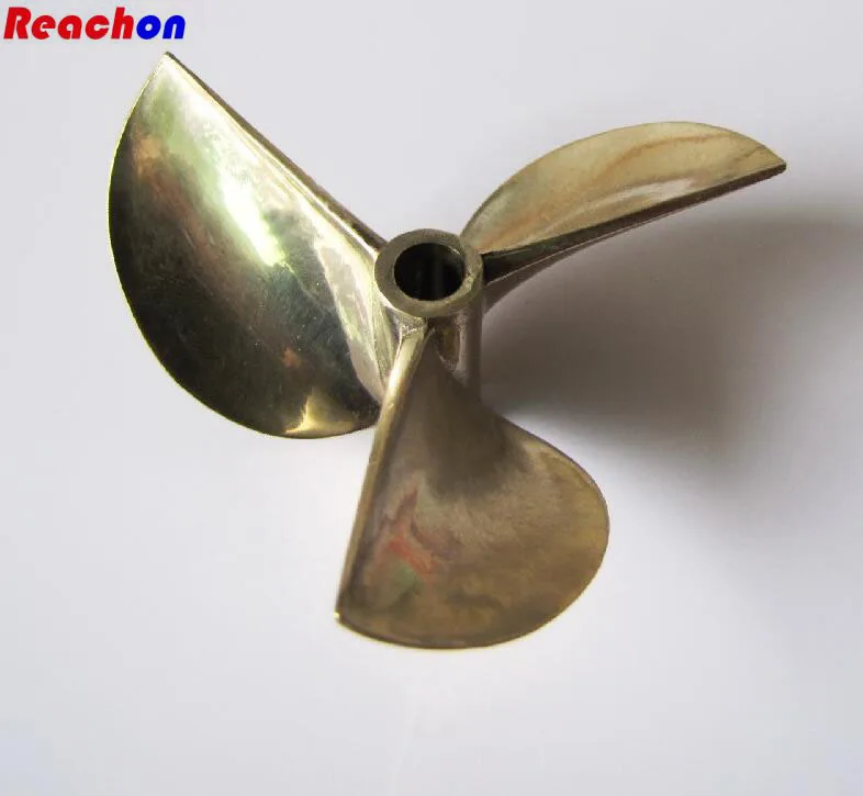 

Free Shipping 3 Blade RC Gasoline boat /Racing O yacht Propeller Copper 7016 Propeller Diameter 70mm