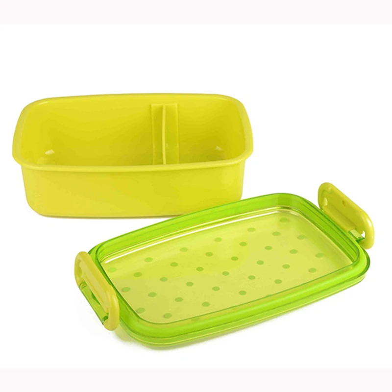 Портативный Microwavable коробки для обедов детей карамельный цвет бэнто для пикника еда контейнер хранения кухня фрукты Снэк Box A