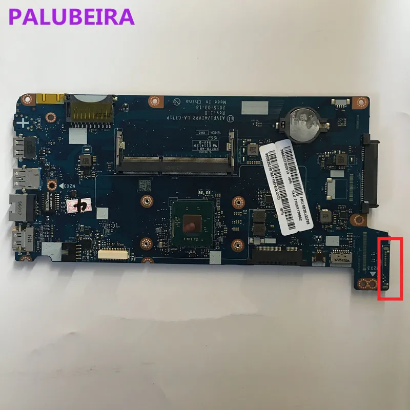 Фаллоимитатор Lenovo 100-14IBY aivp1/aivp2 la-c771p материнская плата для ноутбука CPU 100% ТЕСТ ОК |