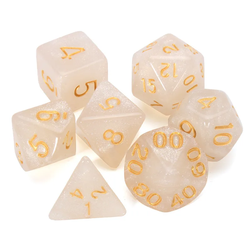 Многогранные Dice RPG DND Pathfinder 42 шт многогранные кости+ 6 шт кости чехол табло для написания игры для вечеринок преподавания проектов
