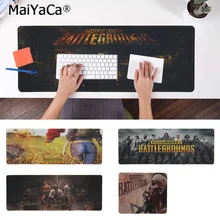 MaiYaCa In Stocked PUBG Natural Rubber Gaming mousepad Desk Mat Rubber PC Computer Gaming mousepad maiyaca hot sales anime steins gate natural rubber gaming mousepad desk mat large lockedge mousepad laptop pc computer mouse pad
