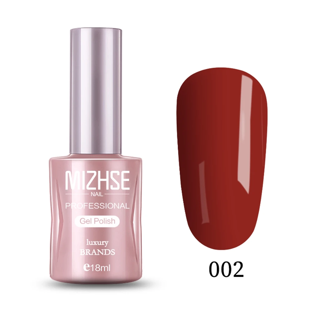 002 MIZHSE гель УФ-гель для ногтей голографический праймер Esmalte гель лак УФ светодиодный гель для ногтей Hybrydowe лак для ногтей праймер винно-красный цвет - Цвет: 002