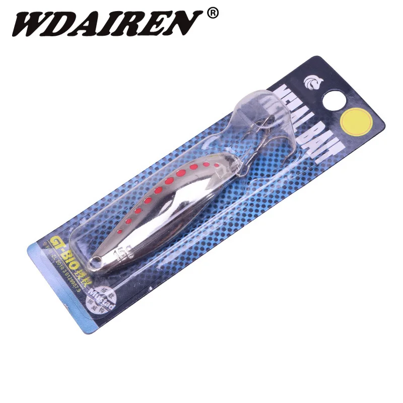 1 шт. металлическая рыболовная приманка 10 г 15 20 г|metal fishing lure|lure spinnerspoon lure |