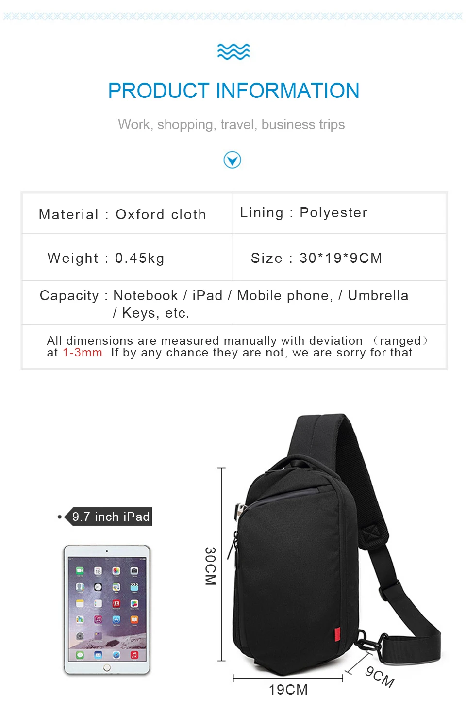 Men Shoulder Bag Male Chest Bags Crossbody Messenger Bag Pack Waterproof Bolso Cross Body Business Travel Women Mens Fanny Packs (8)