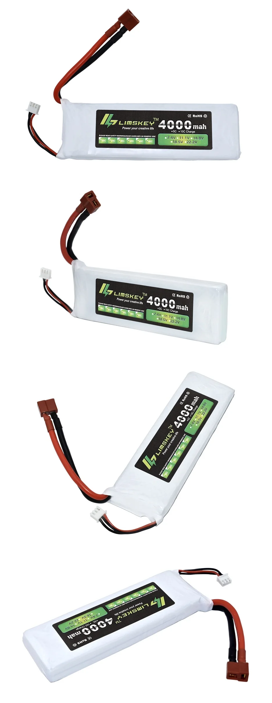 Limskey 3S 11,1 v 4000mah Lipo батарея 35c для вертолета четыре оси RC автомобиль Лодка мощность T/XT60/JST разъем 3s lipo battary 11,1 v