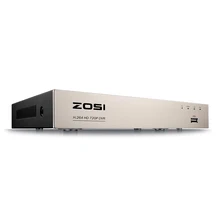 ZOSI 8 канальный TVI 4-в-1 видеорегистратор 720P CCTV DVR 8CH мини Гибридный HDMI CCTV DVR Поддержка аналоговый/AHD TVI CVI/Камера