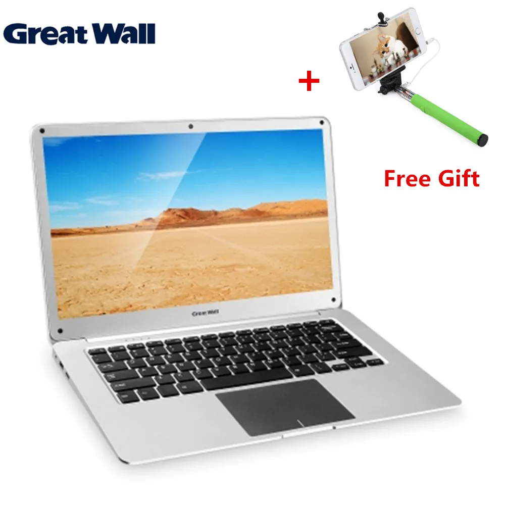 Great Wall W1410A 14 Laptops Windows 10 Intel Celeron N3350 2.4GHz 4GB 64GB 37W Long-time Battery WIFI BT LAN Notebook HD Screen |