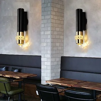 

Fashion K9 Crystal Wall Sconce Modern LED Wall Light Fixtures For Home Bedroom Bedside XUYIMING