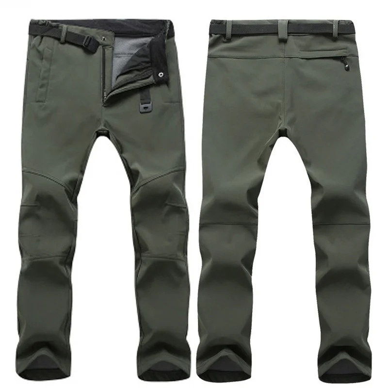 Grizzilla 2018 pantalones de senderismo para hombre mujer impermeable Softshell Camping Trekking polar térmico cálido esquí pantalones de talla grande