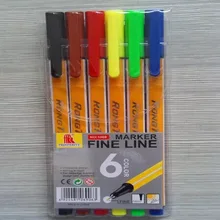 6/10/18/24 цветной маркер набор тушей с проведенными линиями маркер нетоксичный материал косметический карандаш цветной маркер Цветной