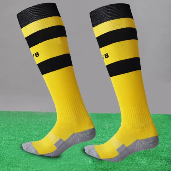 Футбольные носки для взрослых и детей; футбольные носки; плотные спортивные гольфы до колена; гетры; носки высокого качества - Цвет: C 5