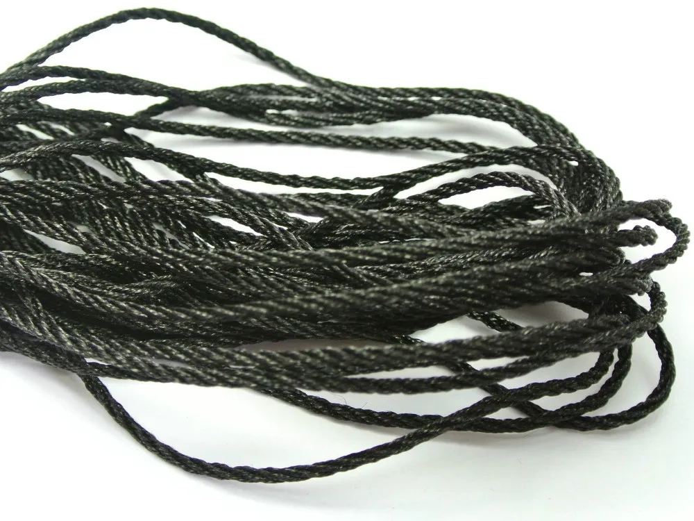 

Black Nylon Love Rope Binding Bind up Synthetic Silk String 2mm