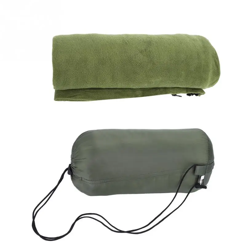 Polar Fleece Sleeping Bag Portable Outdoor Camping Sleeping Bag Camping