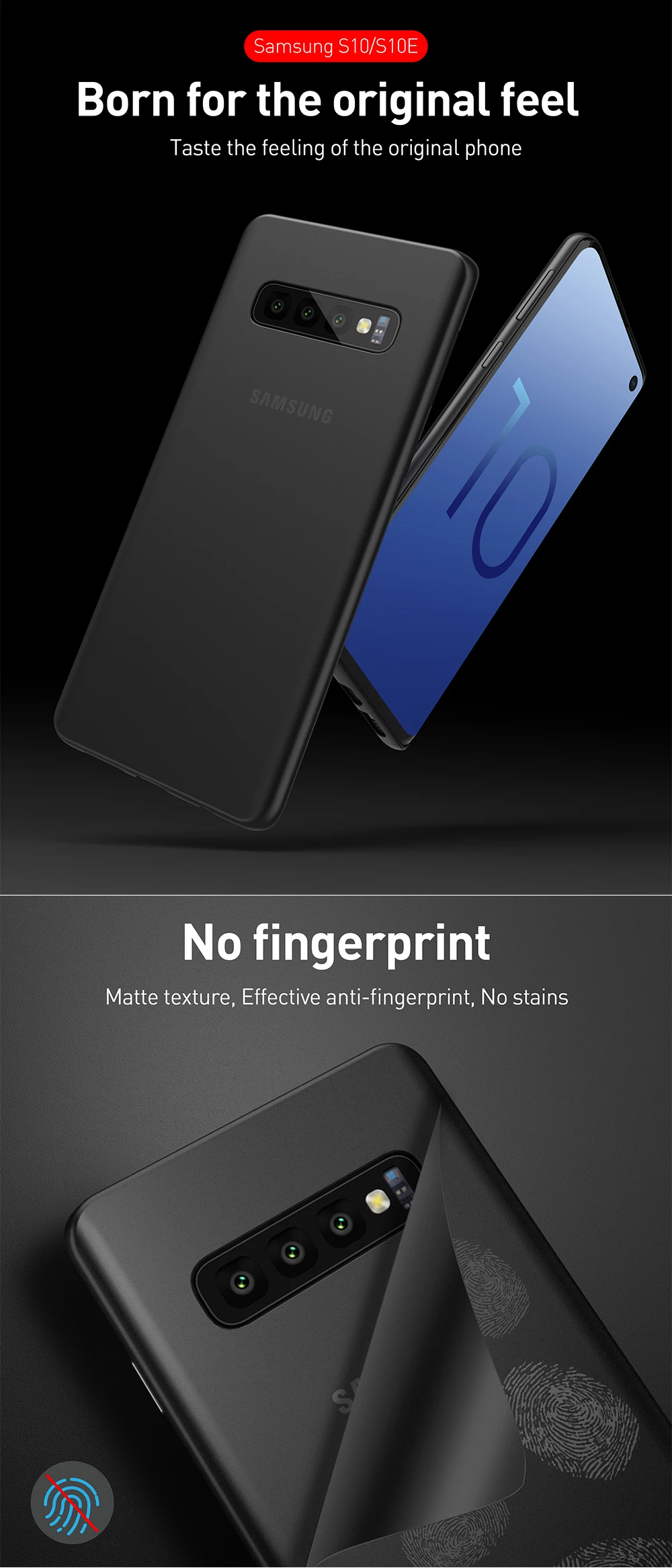 KEYSION чехол для телефона для samsung Galaxy S10 Plus S10e Coque ультра тонкий матовый чехол для S10 чехол для S10+ S10 Plus Fundas
